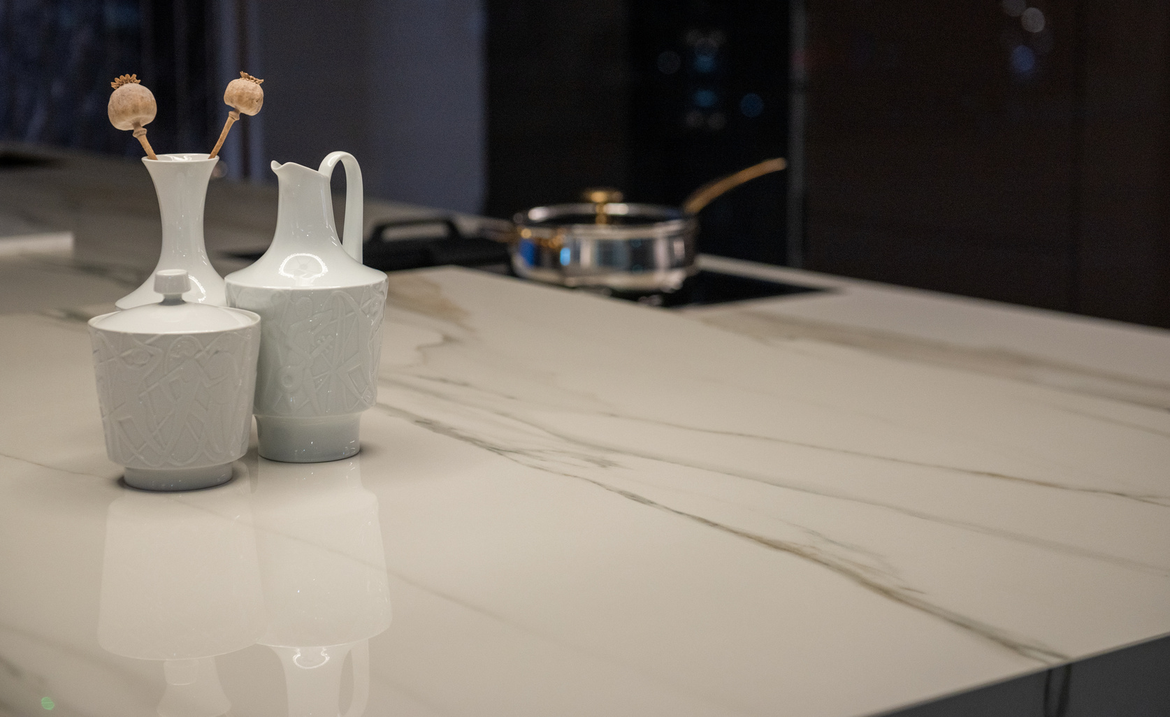 Granite Marbled Kitchen Counter Top